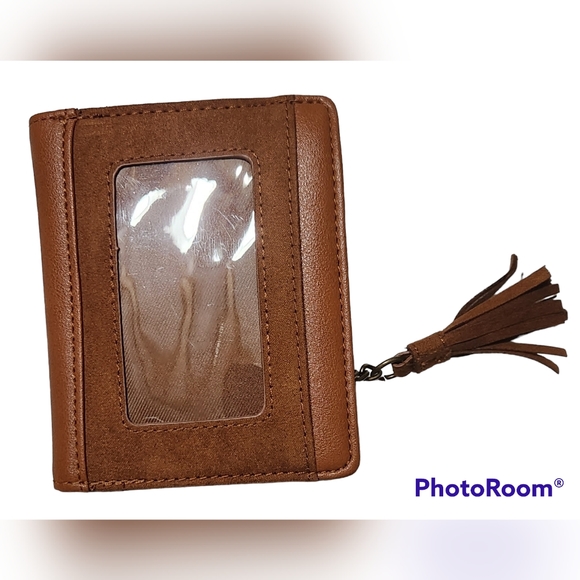 Avon Faux Suede Hobo Bag in Cognac, with matching wallet, NEW - Picture 8 of 11